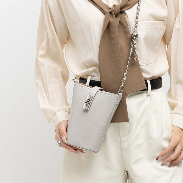 Coffee MKF Collection By Mia K Evelina Mini Bucket Bag