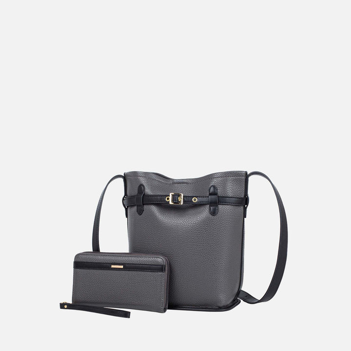 MKF Collection By Mia K Odette Bucket Bag With Wallet