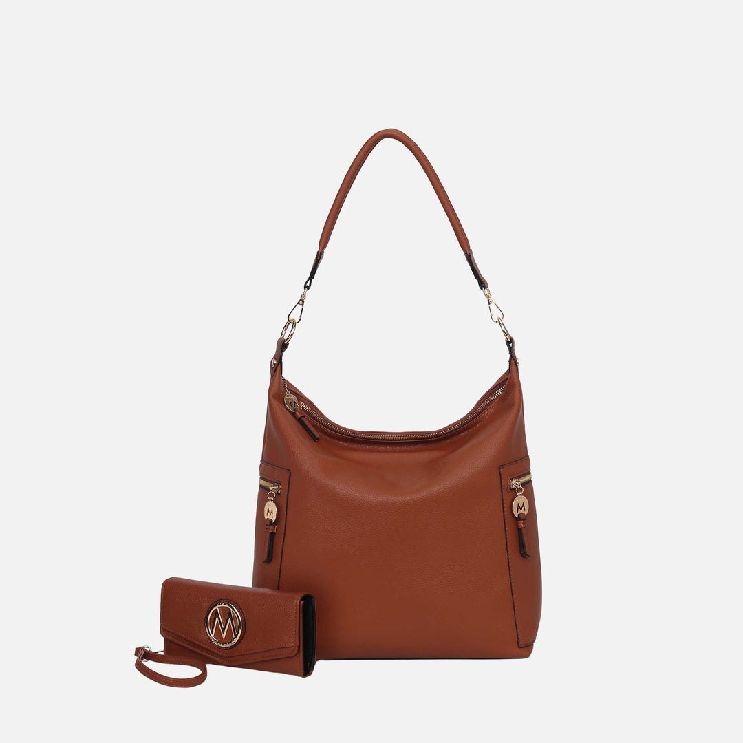 MKF Collection By Mia K Ophelia Hobo Bag And Wallet Set