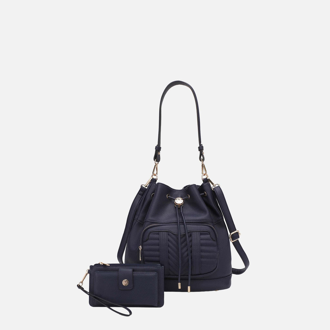 MKF Collection By Mia K Ryder Bucket Bag And Wallet Set