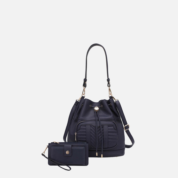 MKF Collection By Mia K Ryder Bucket Bag And Wallet Set