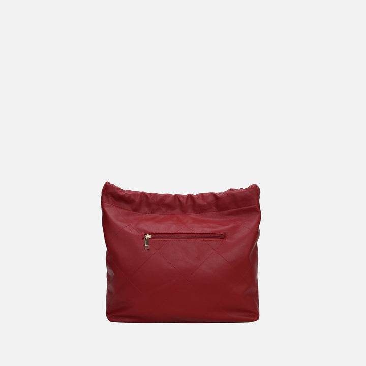 Chestnut MKF Collection By Mia K Celestine Quilted Shoulder Bag