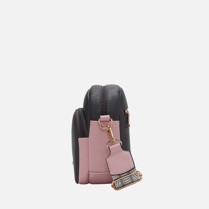 Charcoal Grey MKF Collection By Mia K Rachel Crossbody Bag
