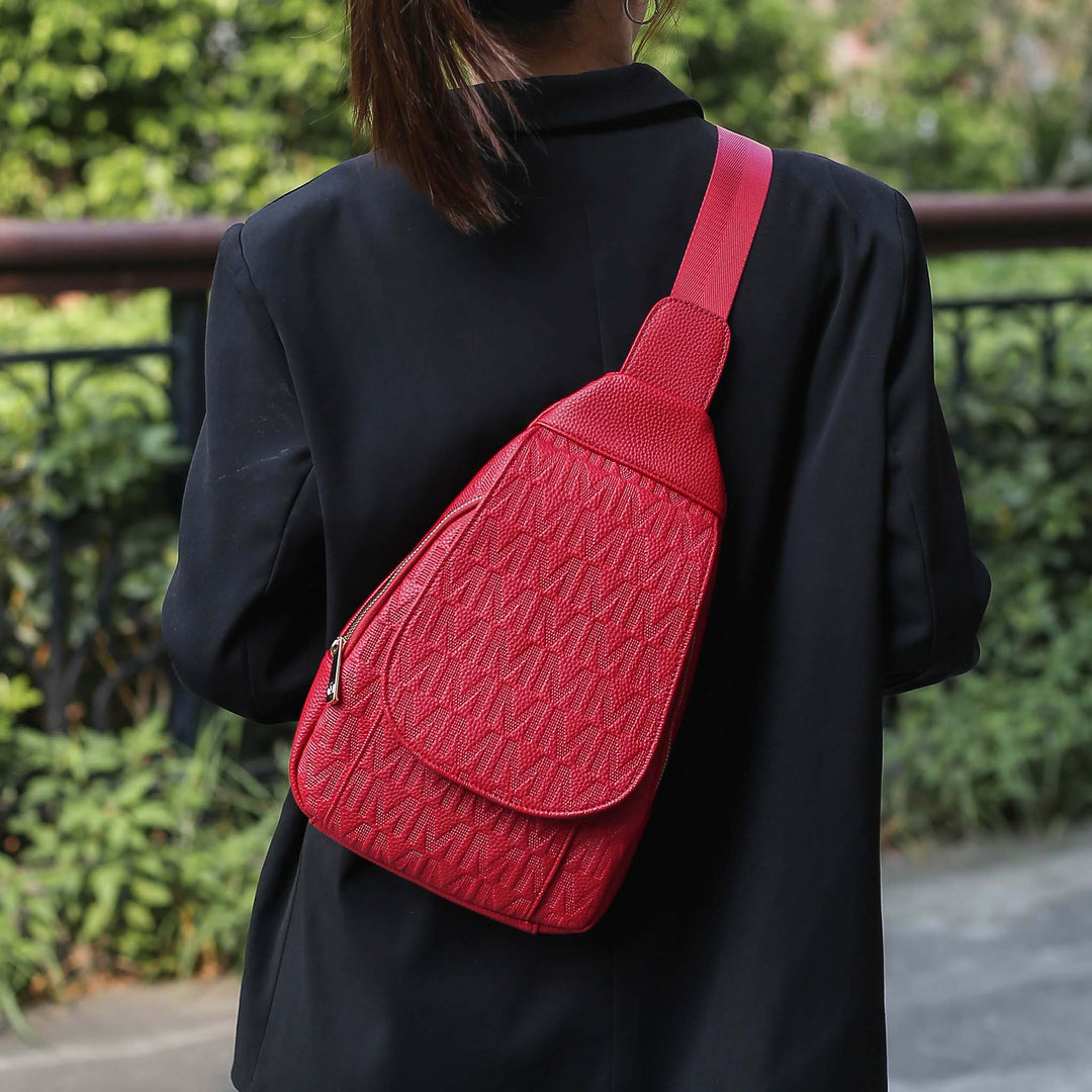 Black MKF Collection By Mia K Cleisy Sling Bag