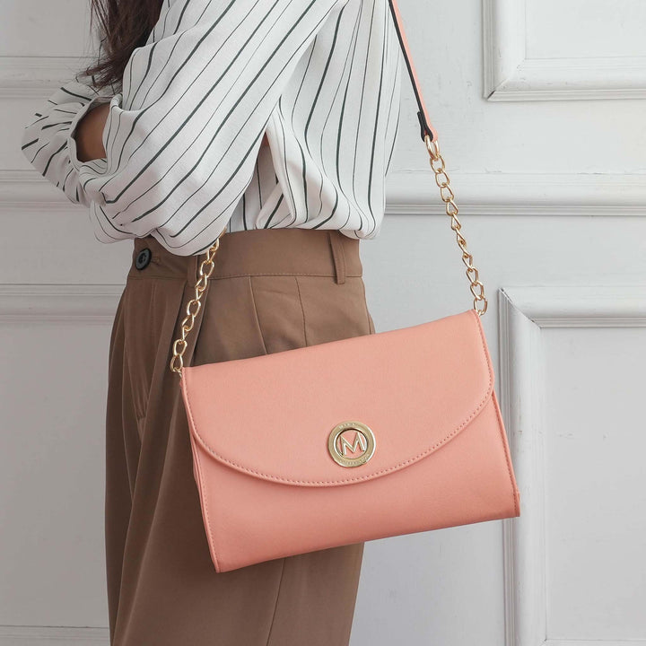 Black MKF Collection By Mia K Andra Crossbody Bag