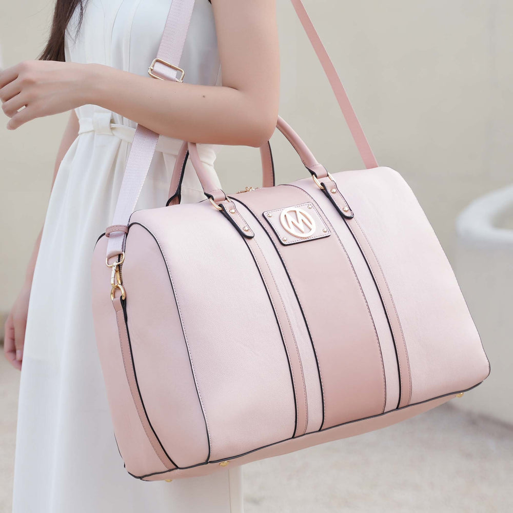 Blush MKF Collection By Mia K Melissa Weekender Bag