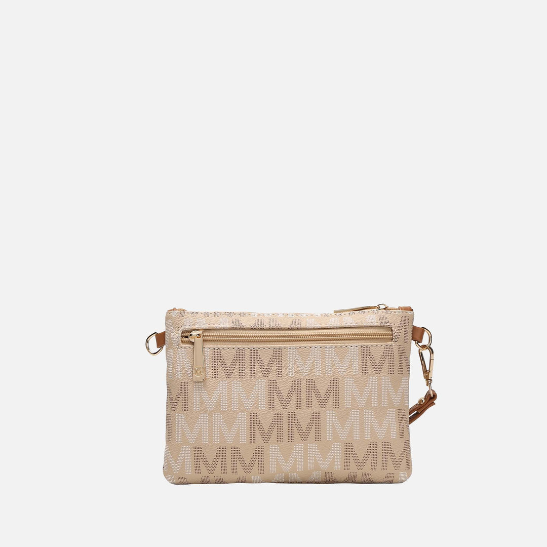 Brown MKF Collection By Mia K Helen Signature Phone Crossbody Bag