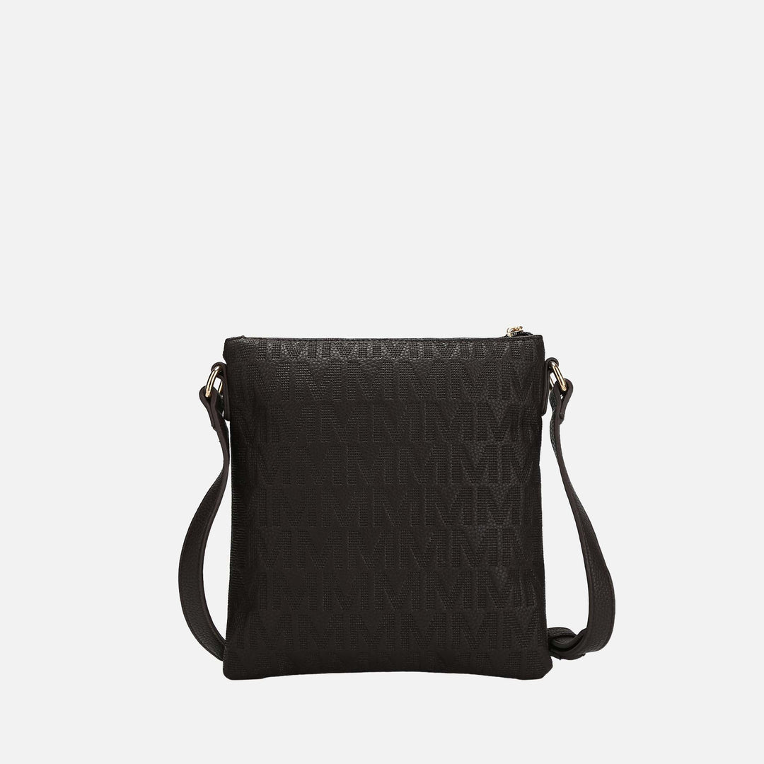 Silver MKF Collection By Mia K Jessy Signature Crossbody Bag