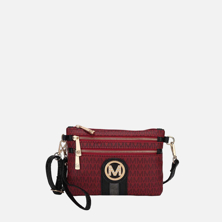 Fuschia Rose MKF Collection By Mia K Tarren Signature Crossbody Bag