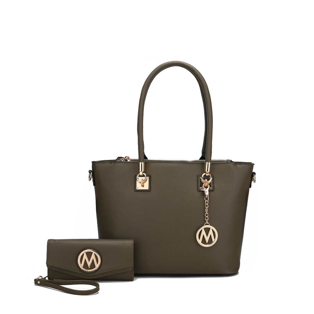 Green MKF Collection By Mia K Vanessa Tote And Set