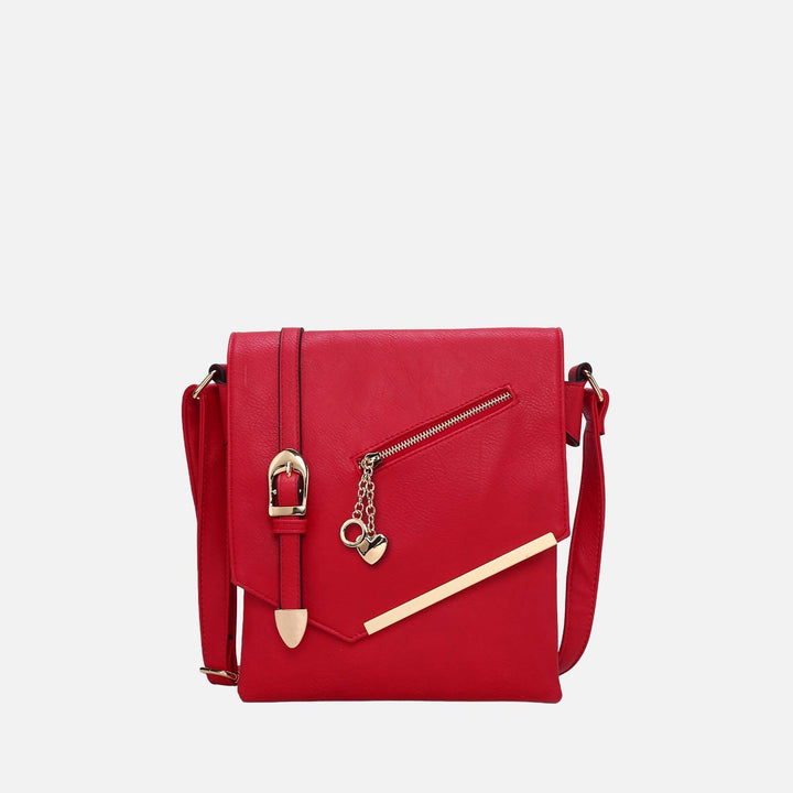 Pewter MKF Collection By Mia K Jasmine Crossbody Bag