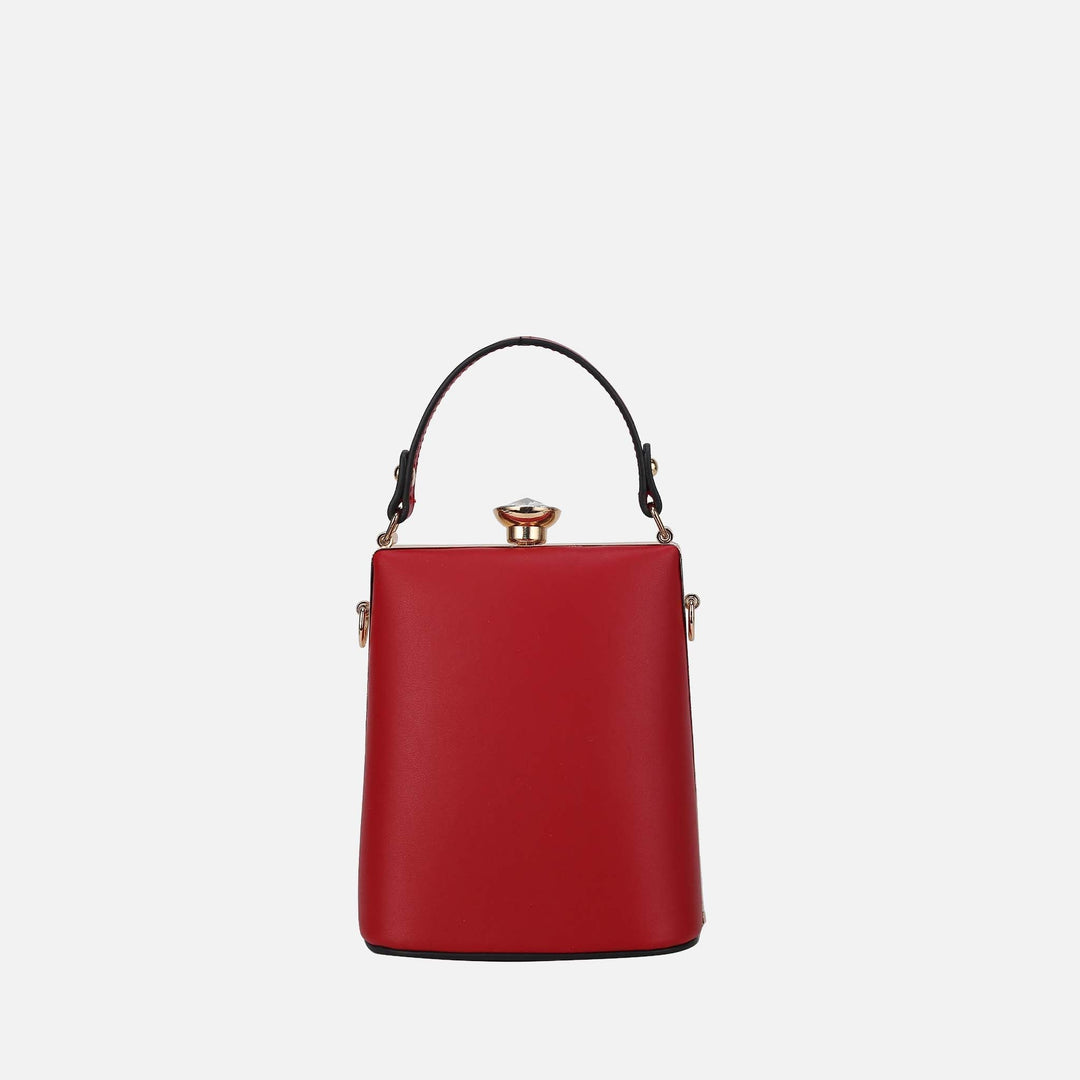 Mauve MKF Collection By Mia K Taliah Clutch Bag