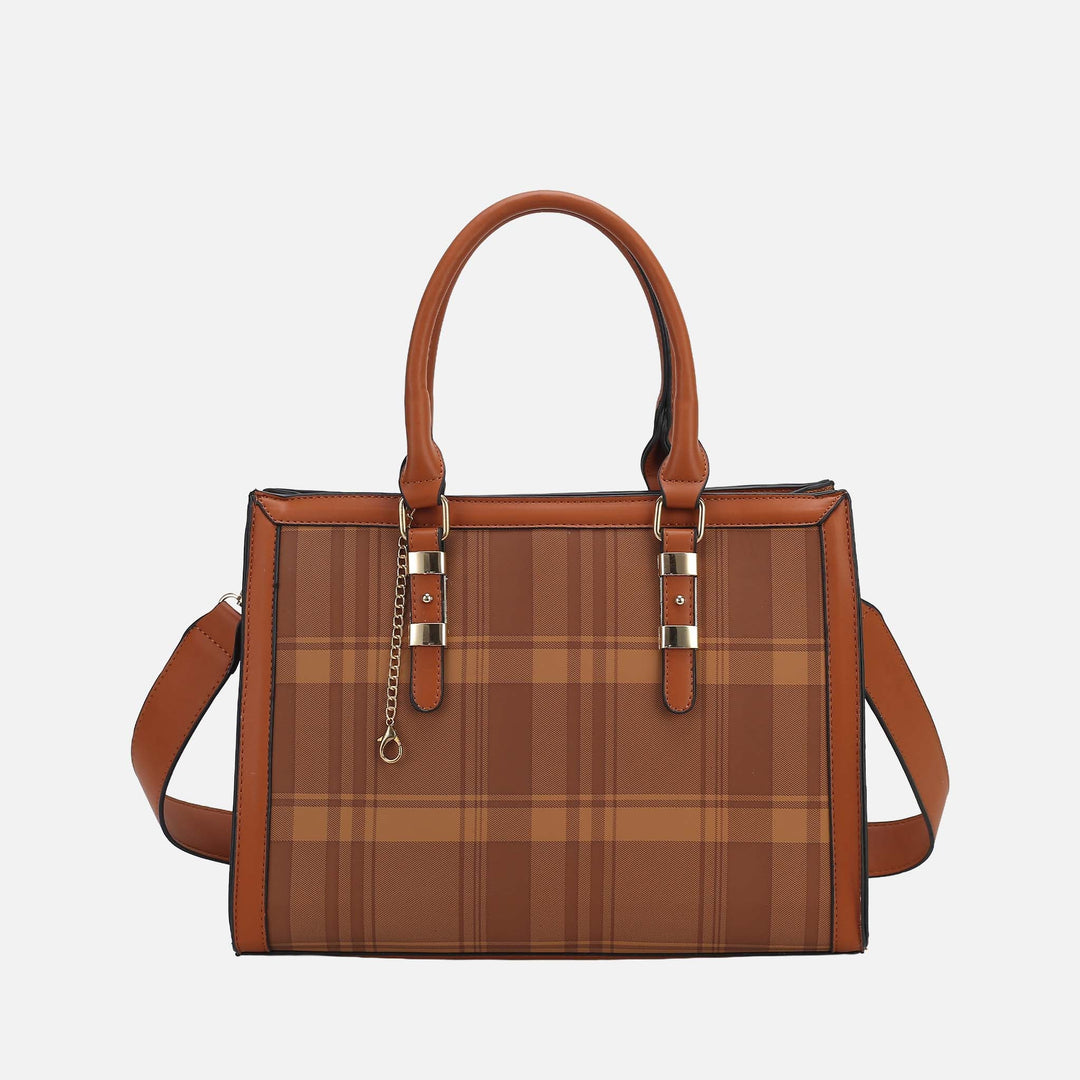 Blue MKF Collection By Mia K Miley Satchel Apricot