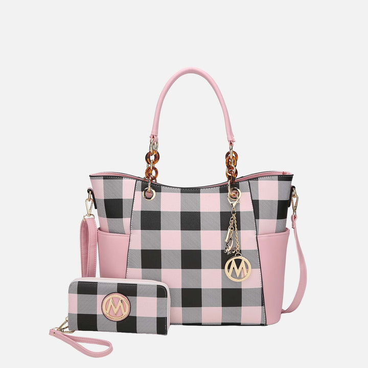 Olive MKF Collection By Mia K Bonita Tote Bag And Wallet Set 1
