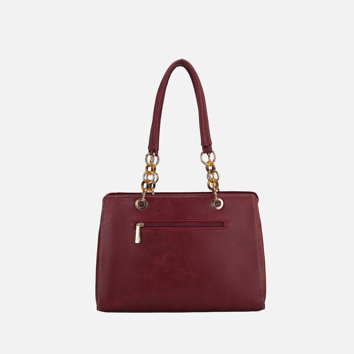 Burgundy MKF Collection By Mia K Nevaeh Shoulder Bag