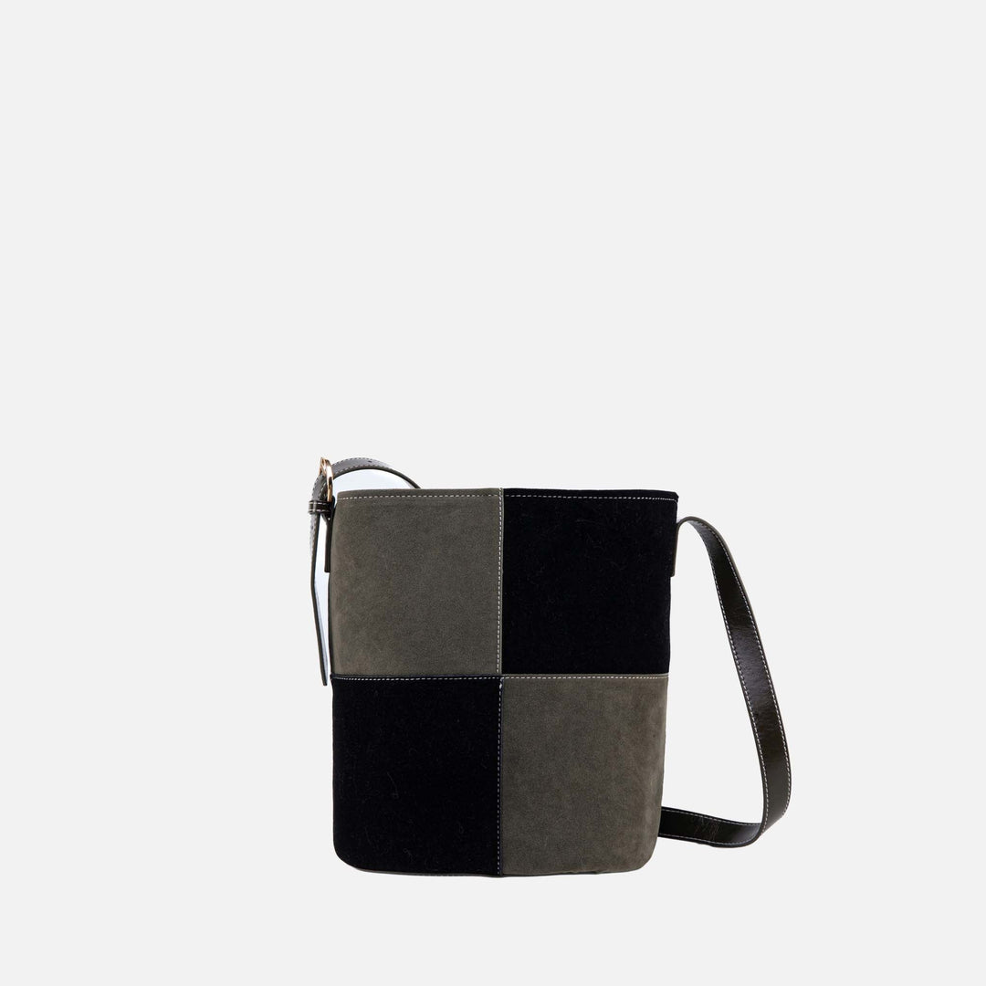 Green Black MKF Collection By Mia K Arianna Bucket Bag