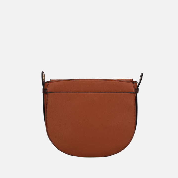 Cognac Brown MKF Collection By Mia K Drew Shoulder Bag