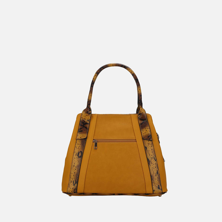 Cognac Brown MKF Collection By Mia K Kenna Tote Handbag
