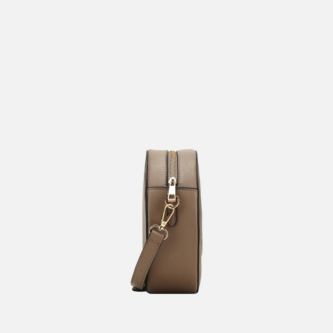 Taupe MKF Collection By Mia K Acacia Canteen Crossbody Bag