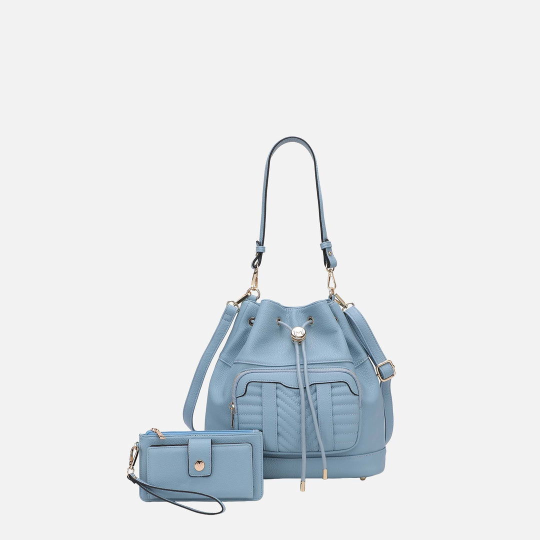 MKF Collection By Mia K Ryder Bucket Bag And Wallet Set