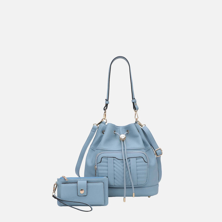 MKF Collection By Mia K Ryder Bucket Bag And Wallet Set