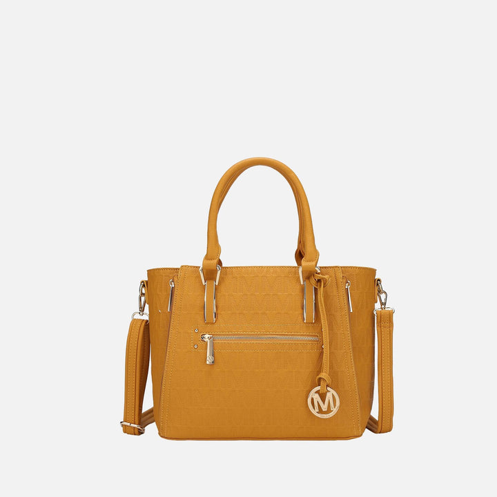 Mustard MKF Collection By Mia K Cairo Signature Shoulder Bag