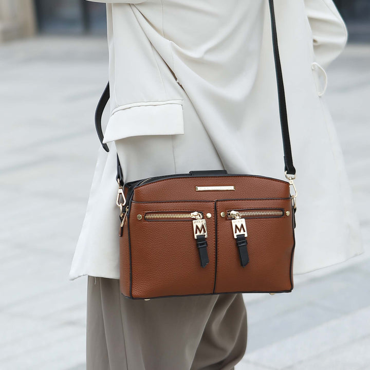 Blush MKF Collection By Mia K Zoely Crossbody Bag