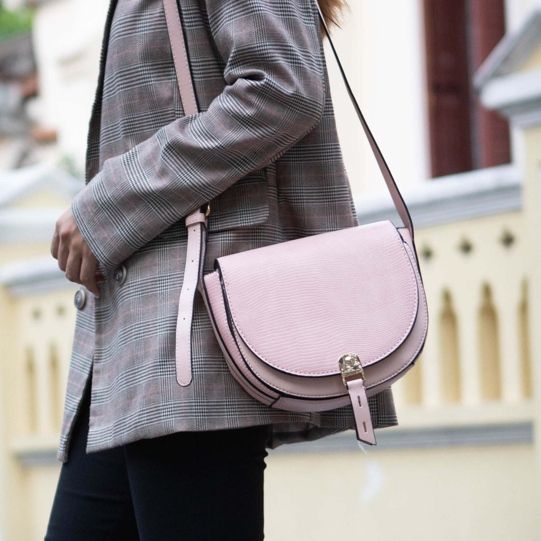 Merlot MKF Collection By Mia K Adalyn Embossed Crossbody Bag