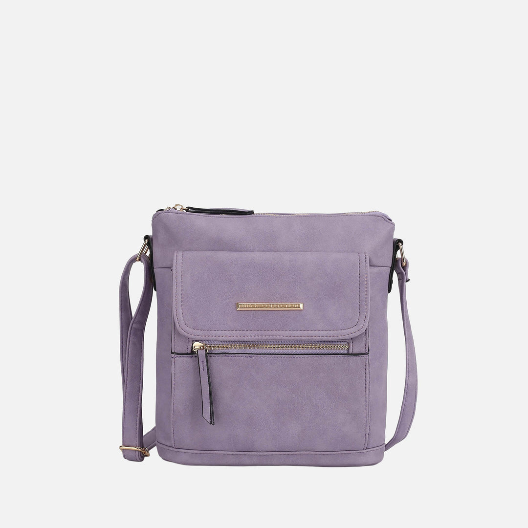 Pink MKF Collection By Mia K Triss Crossbody Bag