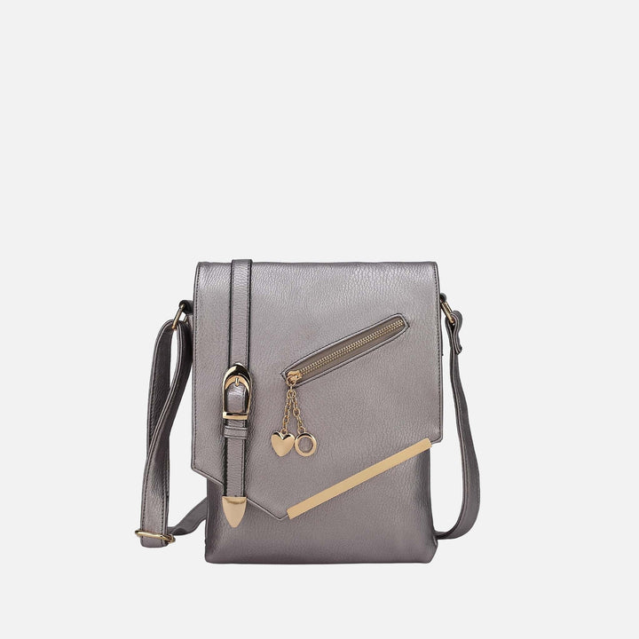 Red MKF Collection By Mia K Jasmine Crossbody Bag