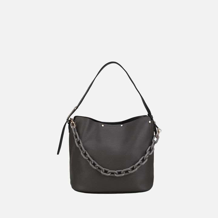 Taupe MKF Collection By Mia K Chelsea Hobo Bag