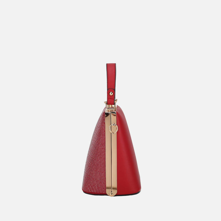 Wine MKF Collection By Mia K Taliah Clutch Bag