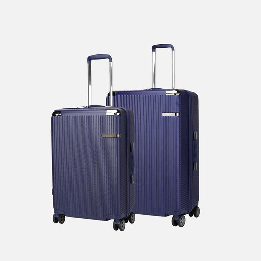 Black MKF Collection By Mia K Tulum Spinner Luggage Set Large And X Large