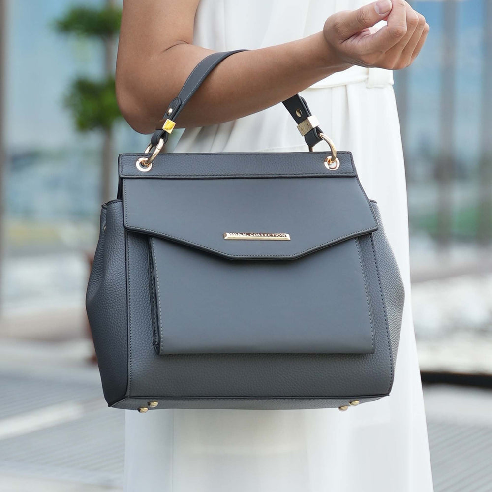Navy MKF Collection By Mia K Vida Shoulder Bag