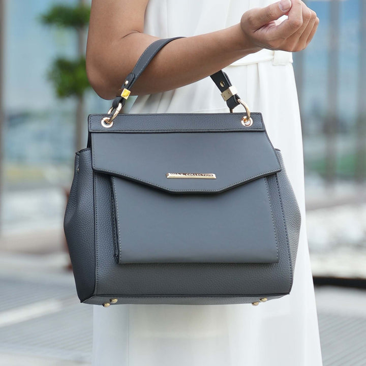 Navy MKF Collection By Mia K Vida Shoulder Bag