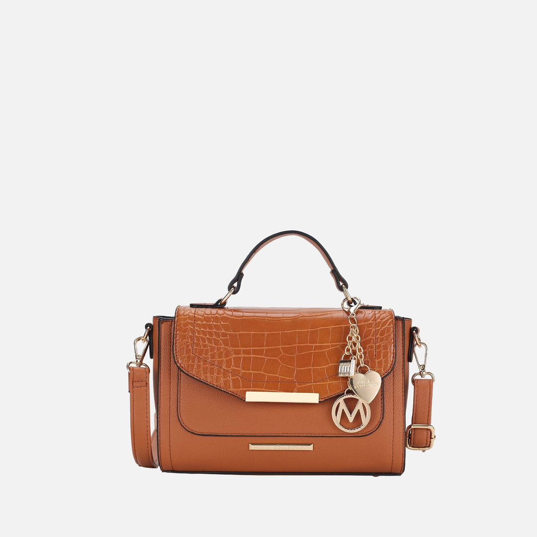 Taupe MKF Collection By Mia K Sylvie Shoulder Bag