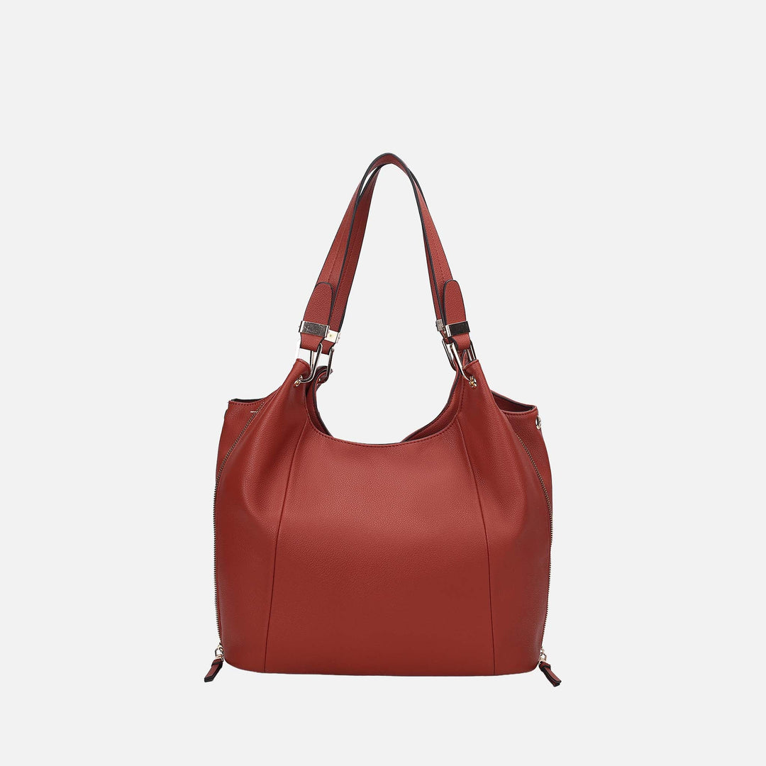 Burgundy MKF Collection By Mia K Calina Shoulder Bag