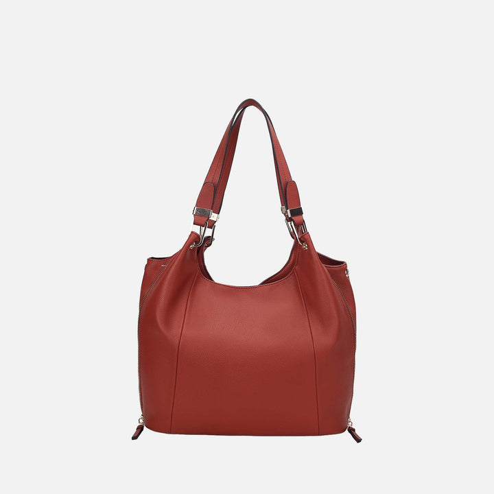 Burgundy MKF Collection By Mia K Calina Shoulder Bag