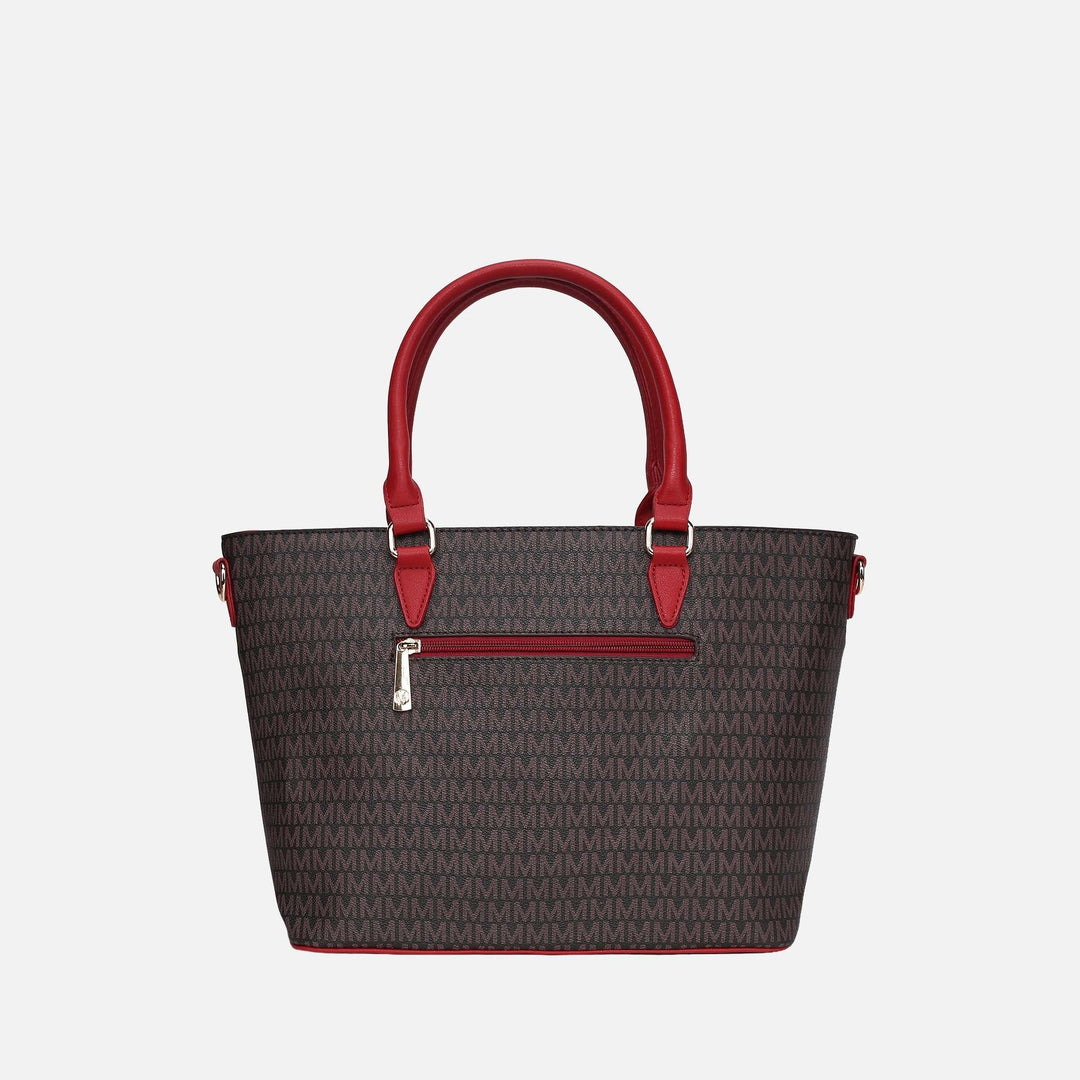 Brown MKF Collection By Mia K Yonah Signature Tote Bag