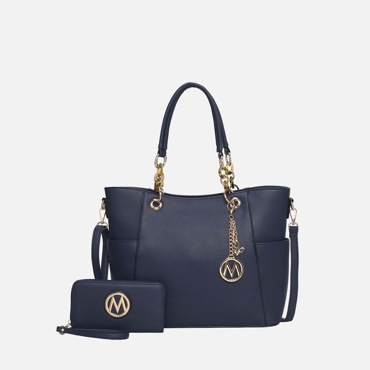 MKF Collection By Mia K Bonita Tote Bag And Wallet Set