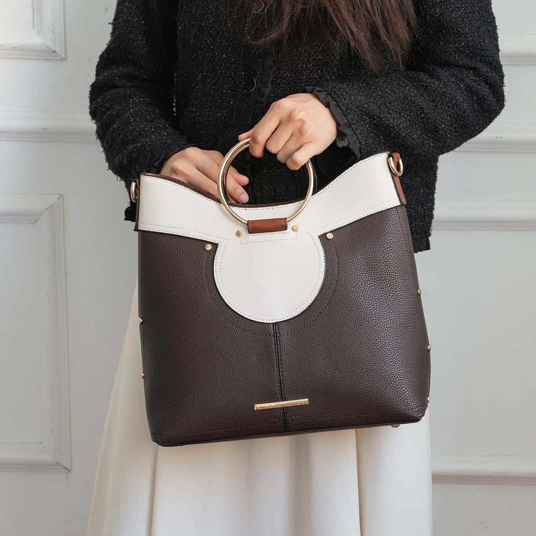 Coffee MKF Collection By Mia K Kylie Shoulder Bag