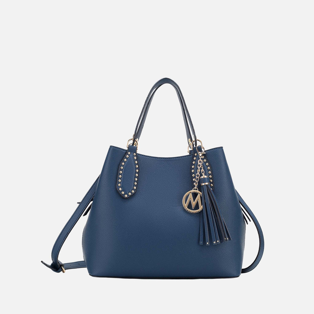 Pewter MKF Collection By Mia K Lana Hobo Bag