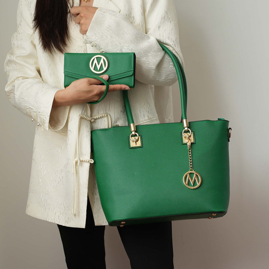 Black MKF Collection By Mia K Vanessa Tote And Set