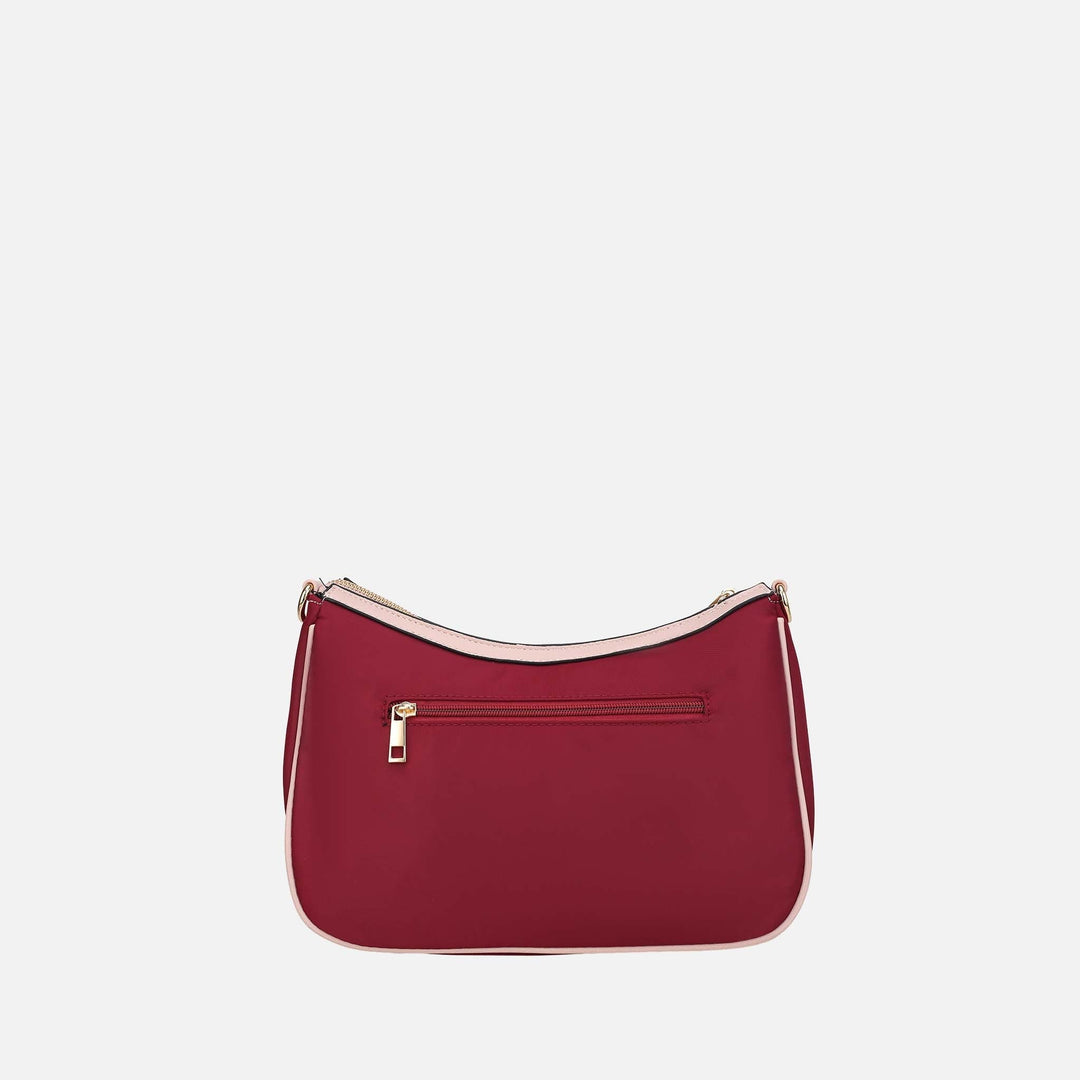 Cognac Brown MKF Collection By Mia K Freya 2 Pcs Crossbody Bag