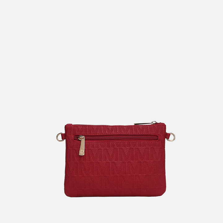 Silver MKF Collection By Mia K Roonie Signature Phone Crossbody Bag