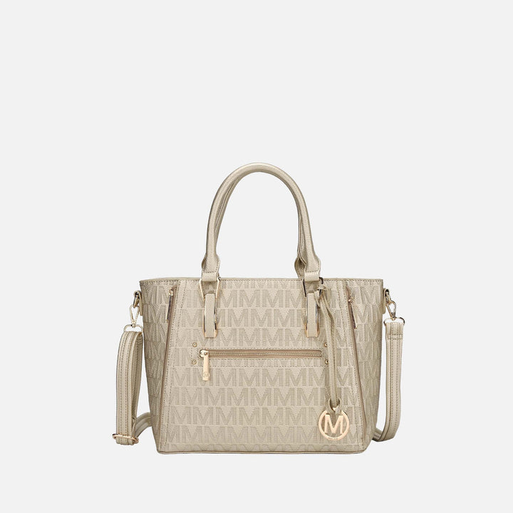 Charcoal Grey MKF Collection By Mia K Cairo Signature Shoulder Bag