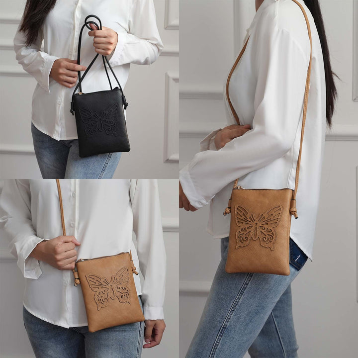 Back Pewter MKF Collection By Mia K Skyli Crossbody Bag