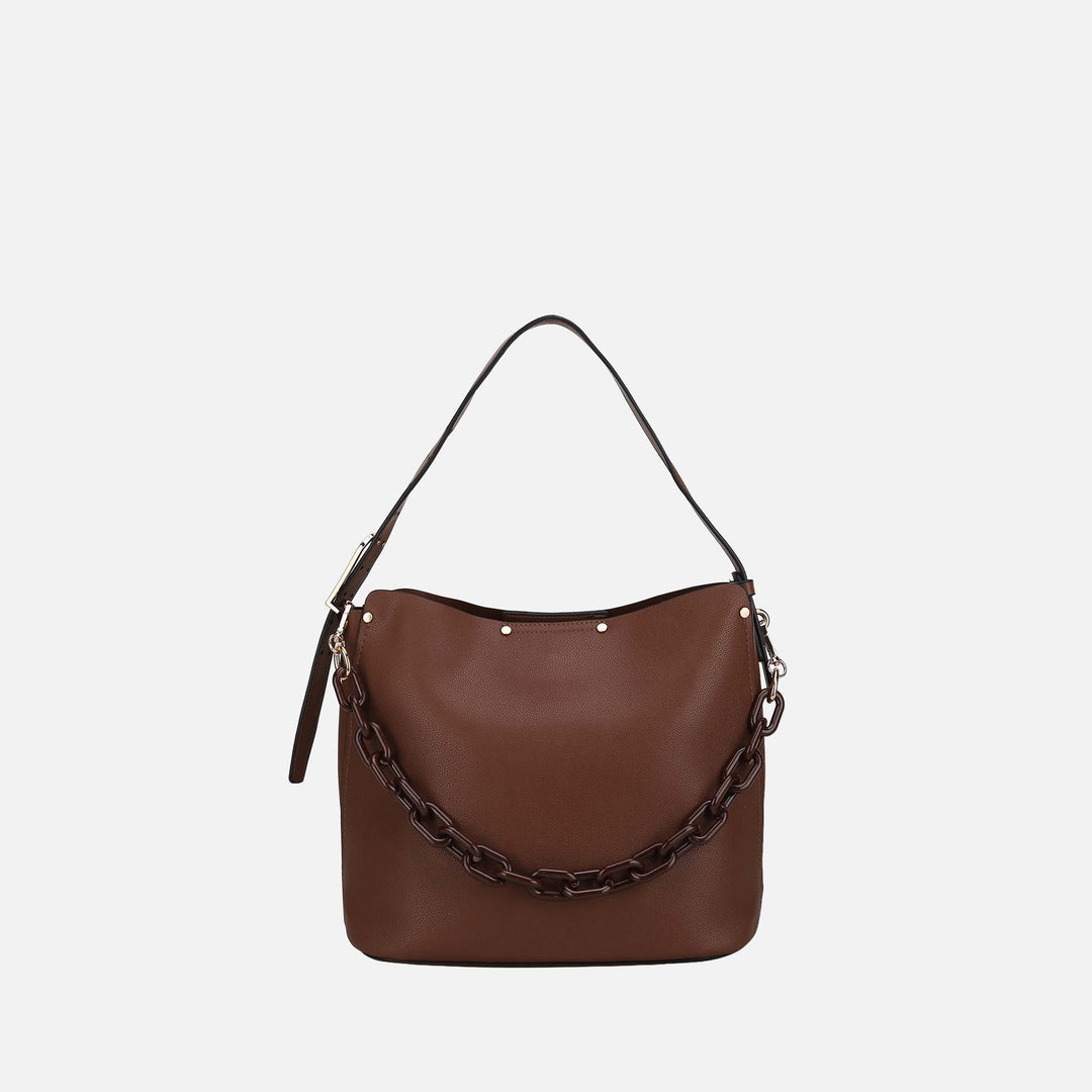 Wine MKF Collection By Mia K Chelsea Hobo Bag