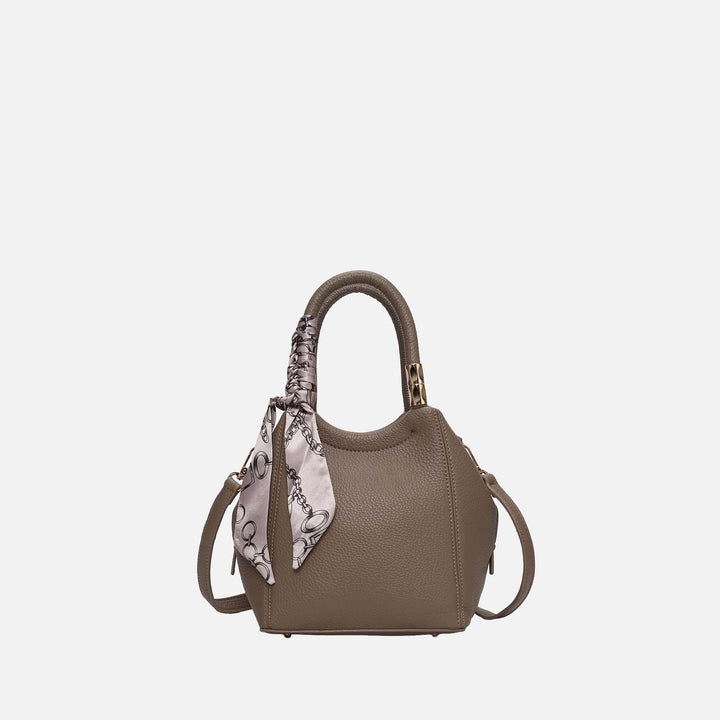 White MKF Collection By Mia K Courtney Shoulder Bag