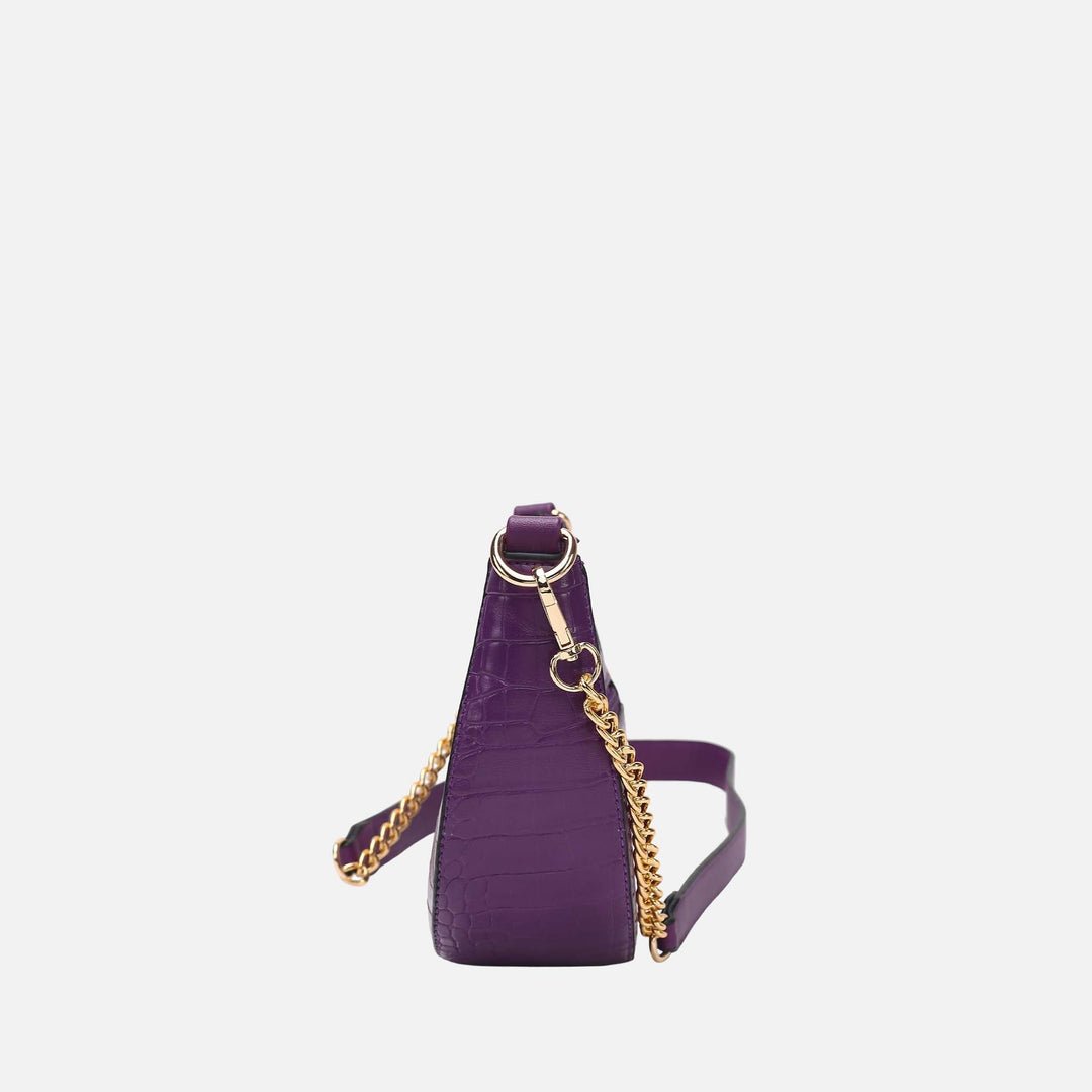 Royal Blue MKF Collection By Mia K Amira Embossed Crossbody Bag